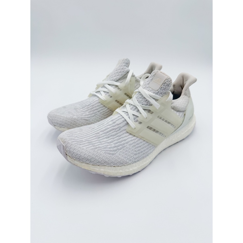Adidas Ultra Boost 3.0 Triple White Mens 12 Running Shoes BA8841